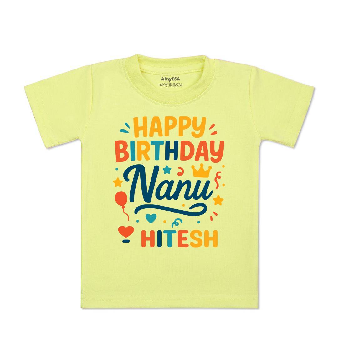 Arvesa Happy Birthday Nanu Baby Boy & Girl Dress