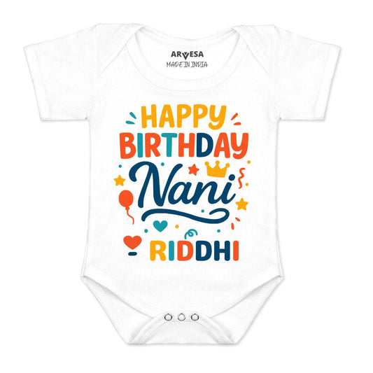 Arvesa Happy Birthday Nani Baby Boy & Girl Dress