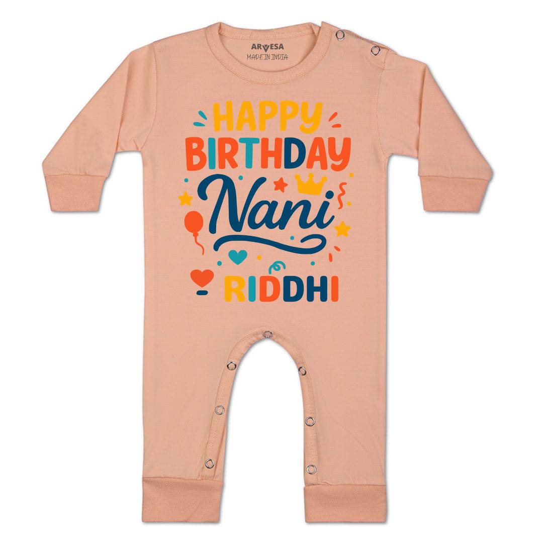 Arvesa Happy Birthday Nani Baby Boy & Girl Dress