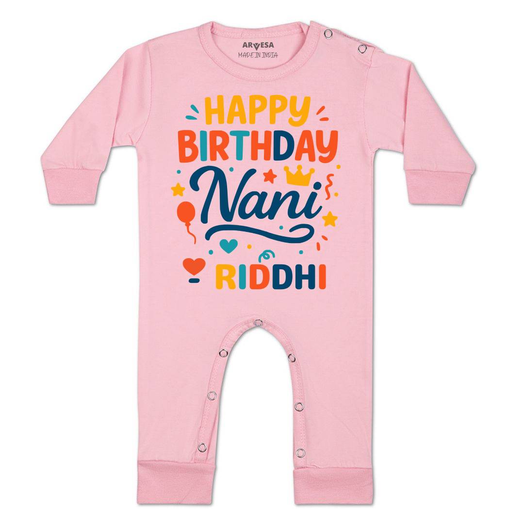 Arvesa Happy Birthday Nani Baby Boy & Girl Dress
