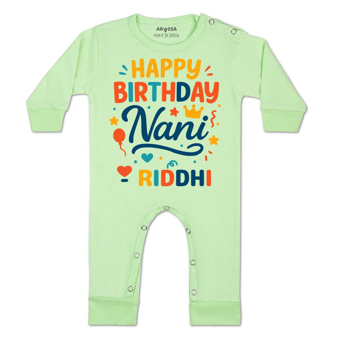 Arvesa Happy Birthday Nani Baby Boy & Girl Dress