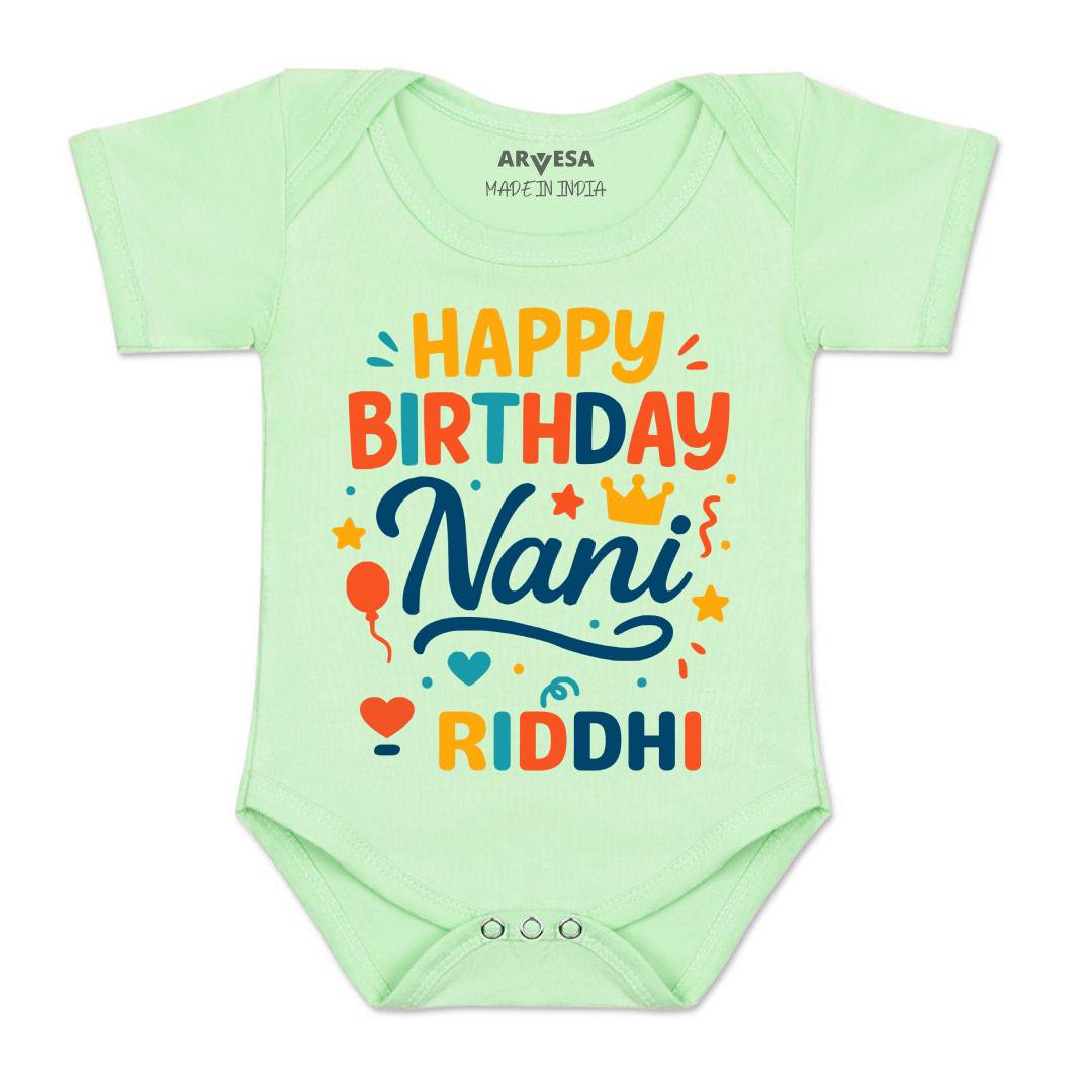 Arvesa Happy Birthday Nani Baby Boy & Girl Dress