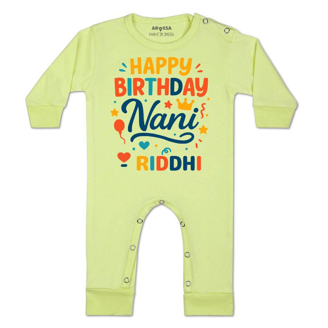 Arvesa Happy Birthday Nani Baby Boy & Girl Dress