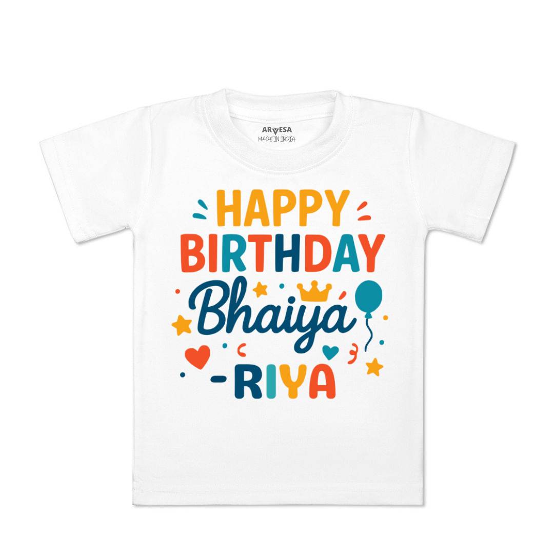 Arvesa Happy Birthday Bhaiya Baby Boy & Girl Dress