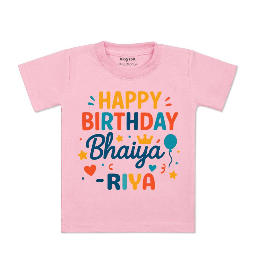 Arvesa Happy Birthday Bhaiya Baby Boy & Girl Dress