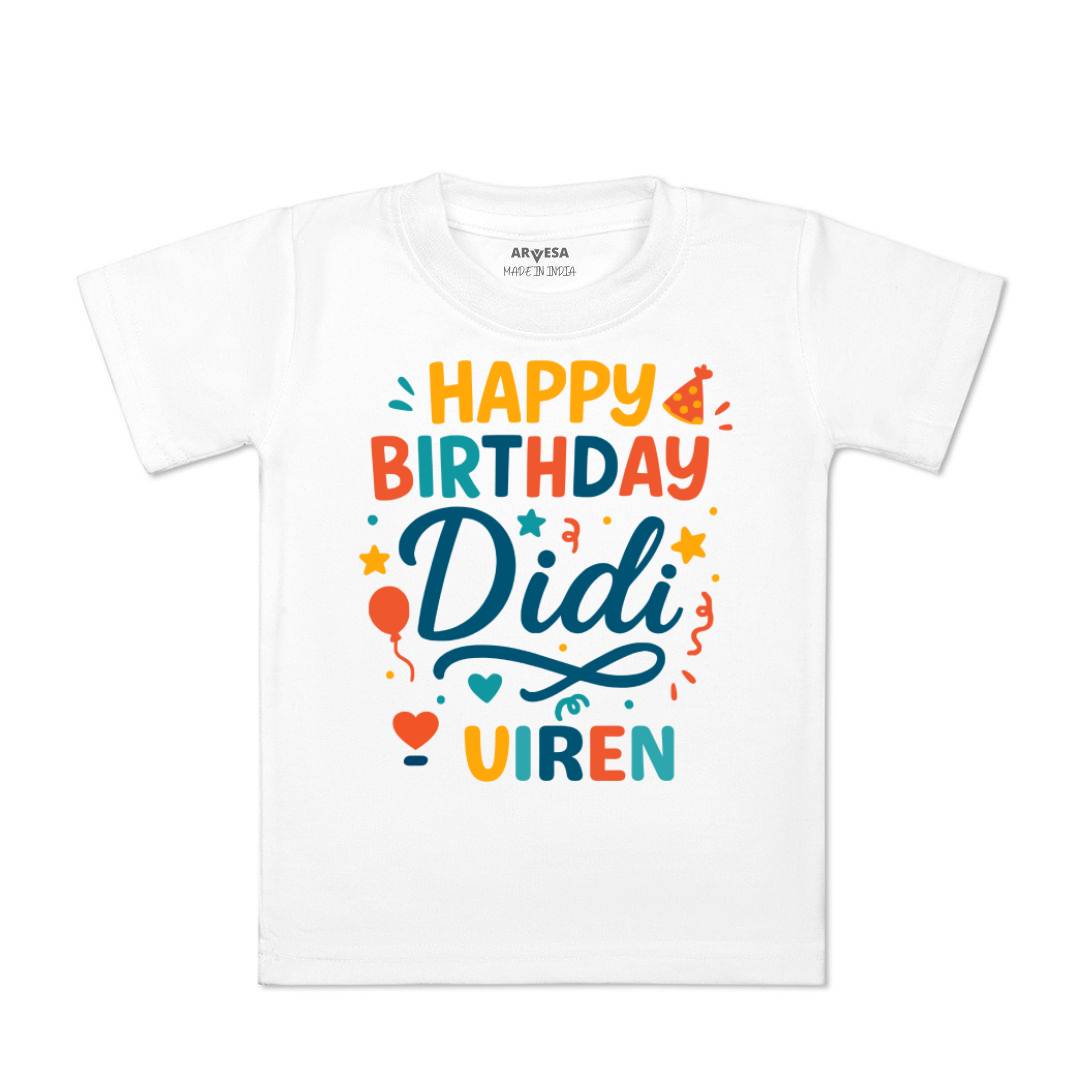Arvesa Happy Birthday Didi Baby Boy & Girl Dress