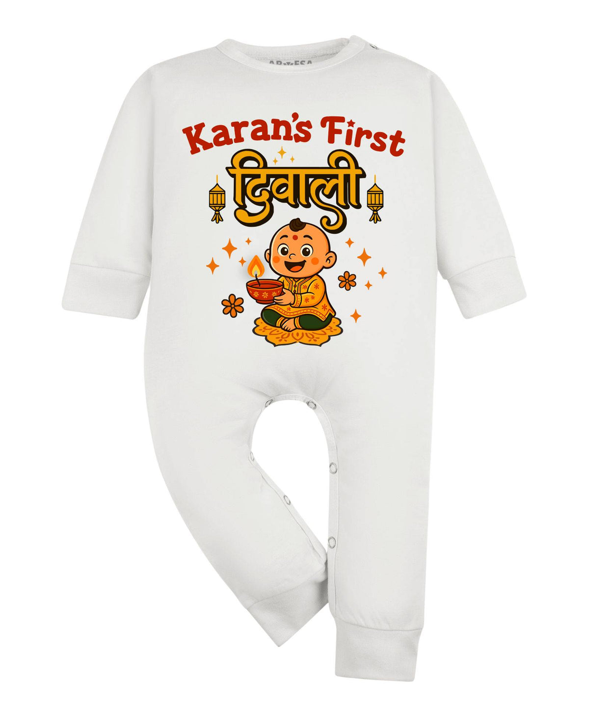 ARVESA My First Diwali jumpsuit design 2069 personalized sample