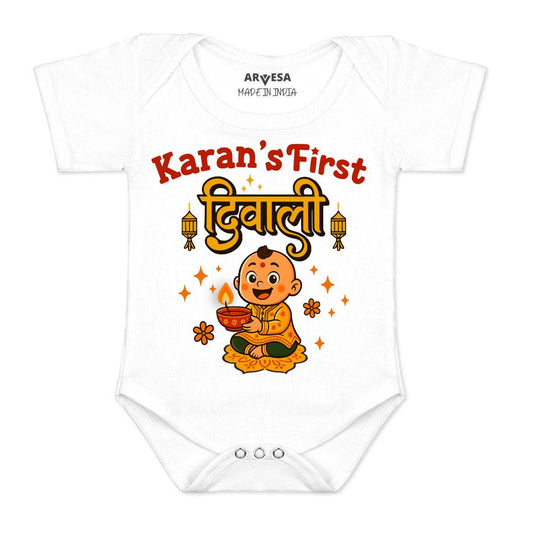 Arvesa My First Diwali Baby Boy & Girl Dress