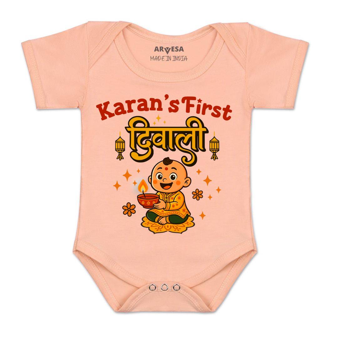 Arvesa My First Diwali Baby Boy & Girl Dress