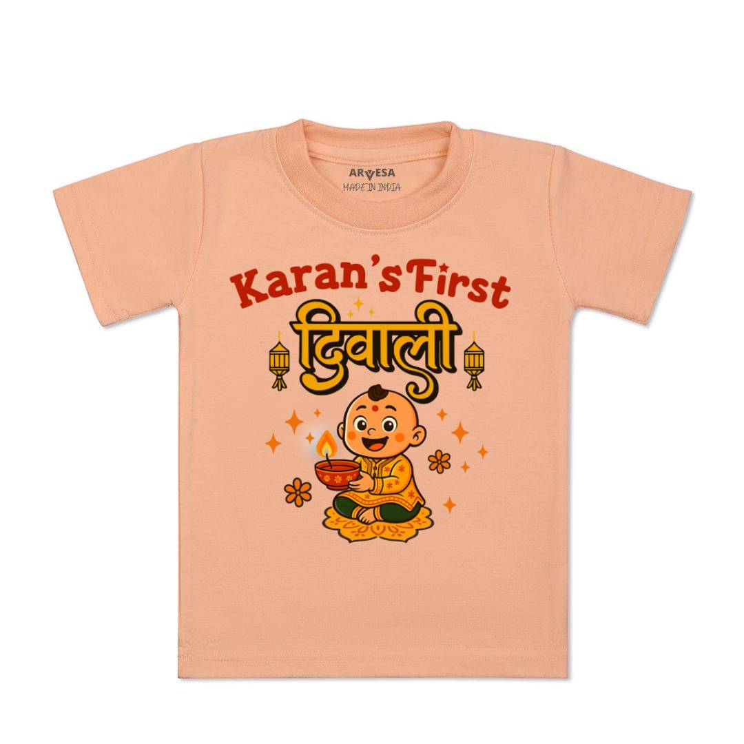 Arvesa My First Diwali Baby Boy & Girl Dress