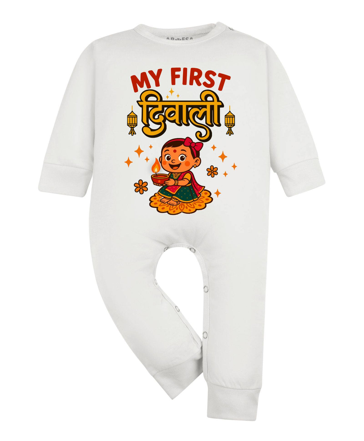 ARVESA My First Diwali jumpsuit design 2070 standard print