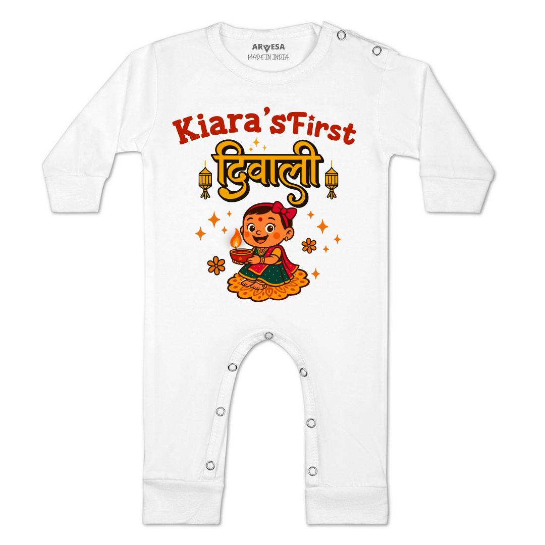 Arvesa My First Diwali Baby Boy & Girl Dress