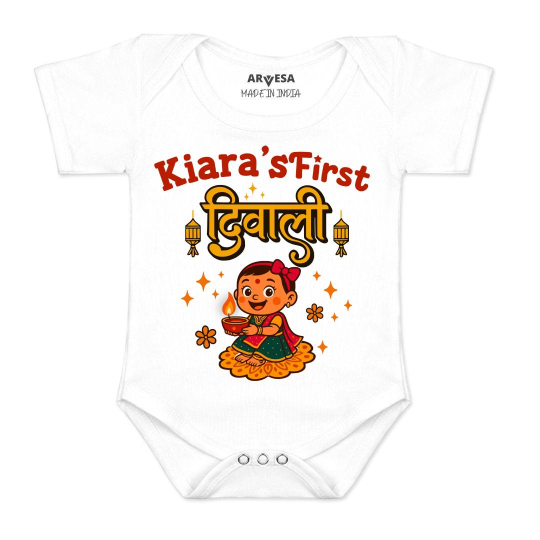 Arvesa My First Diwali Baby Boy & Girl Dress