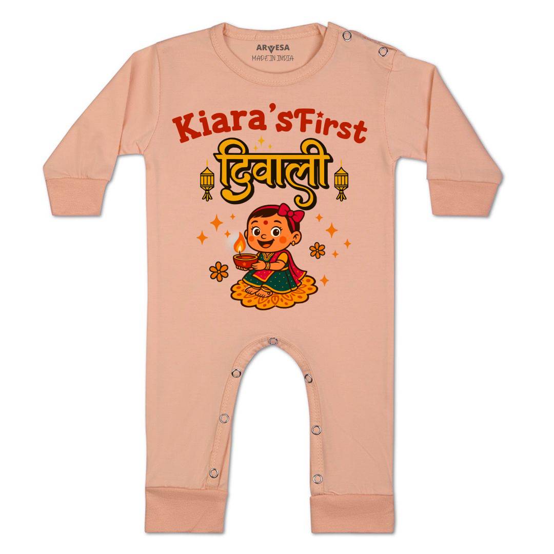 Arvesa My First Diwali Baby Boy & Girl Dress