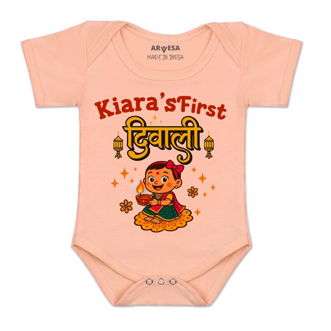 Arvesa My First Diwali Baby Boy & Girl Dress