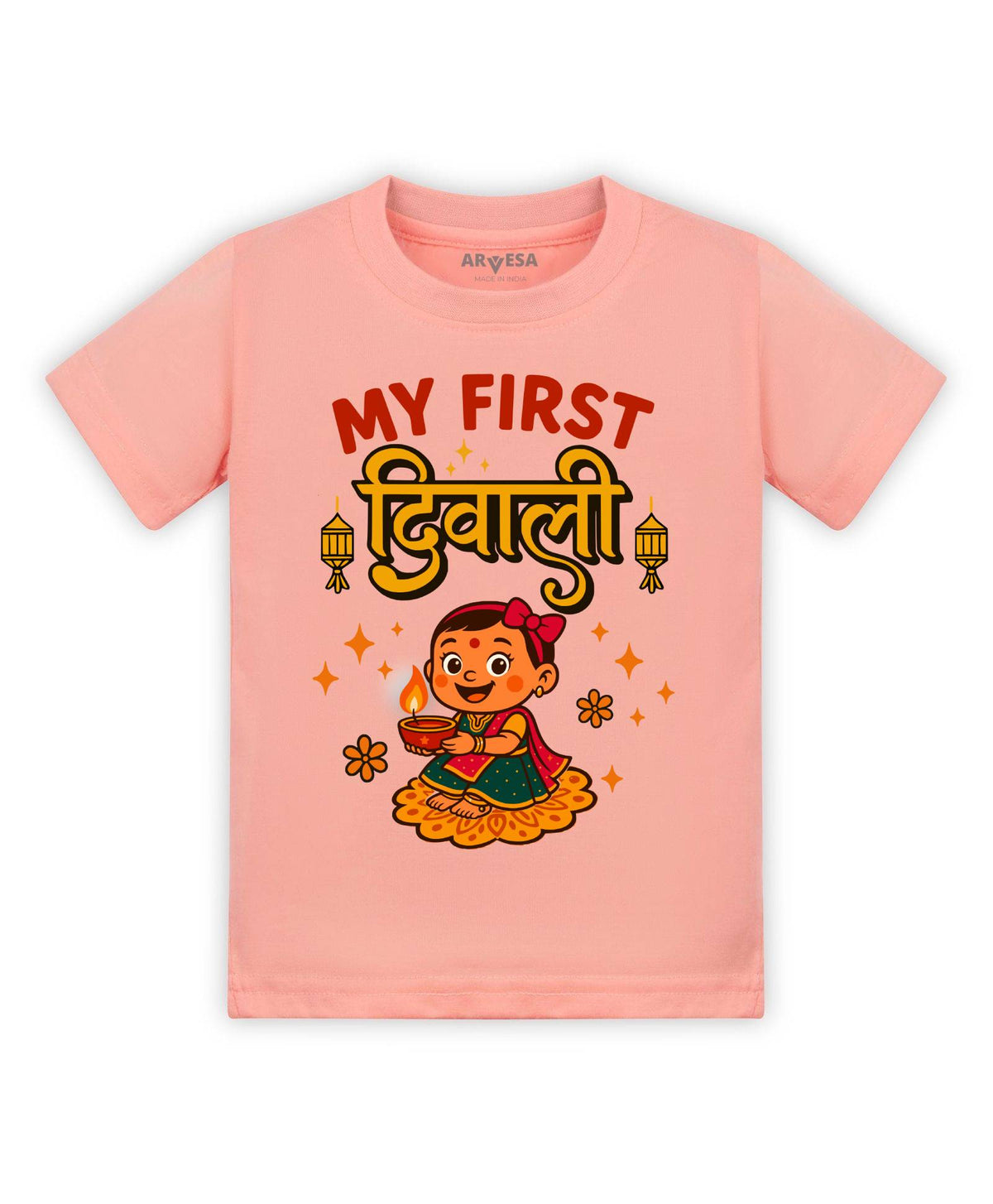 ARVESA My First Diwali T-shirt design 2070 colour 2