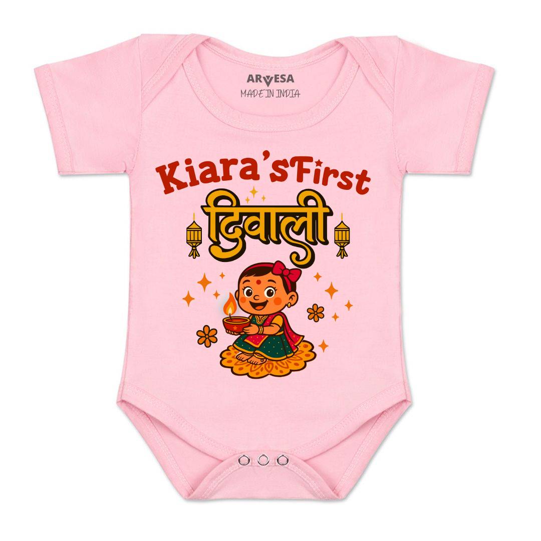 Arvesa My First Diwali Baby Boy & Girl Dress