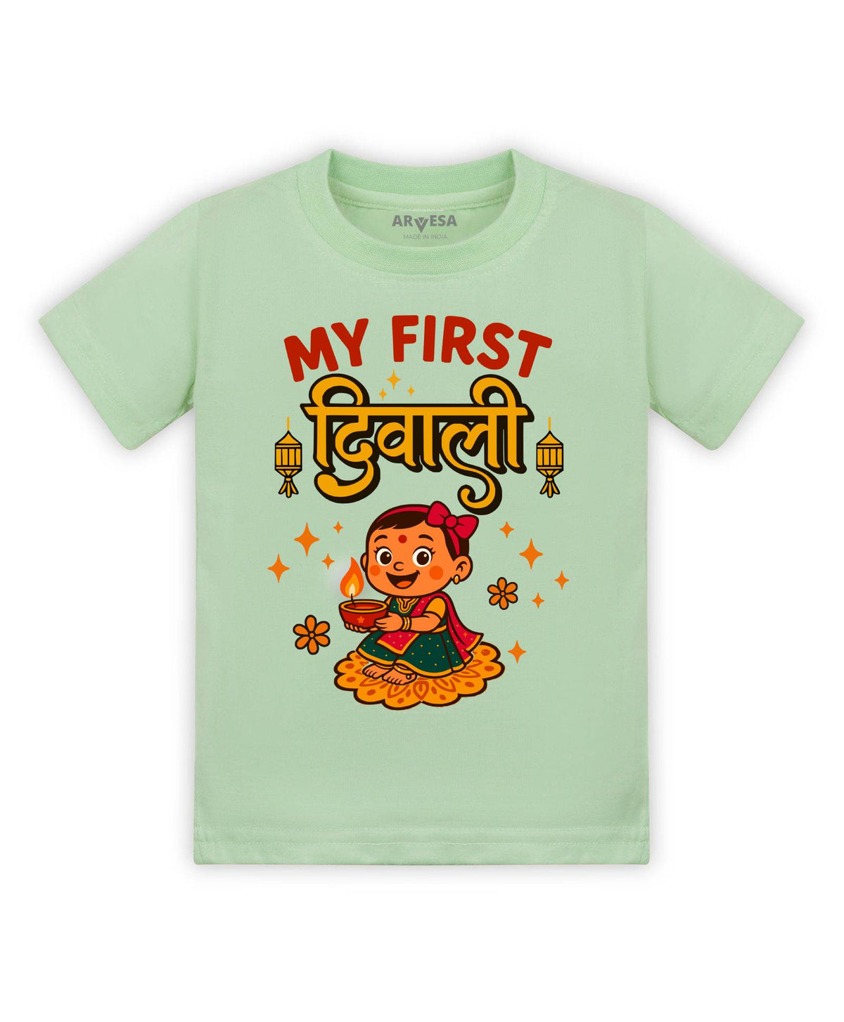 ARVESA My First Diwali T-shirt design 2070 colour 4