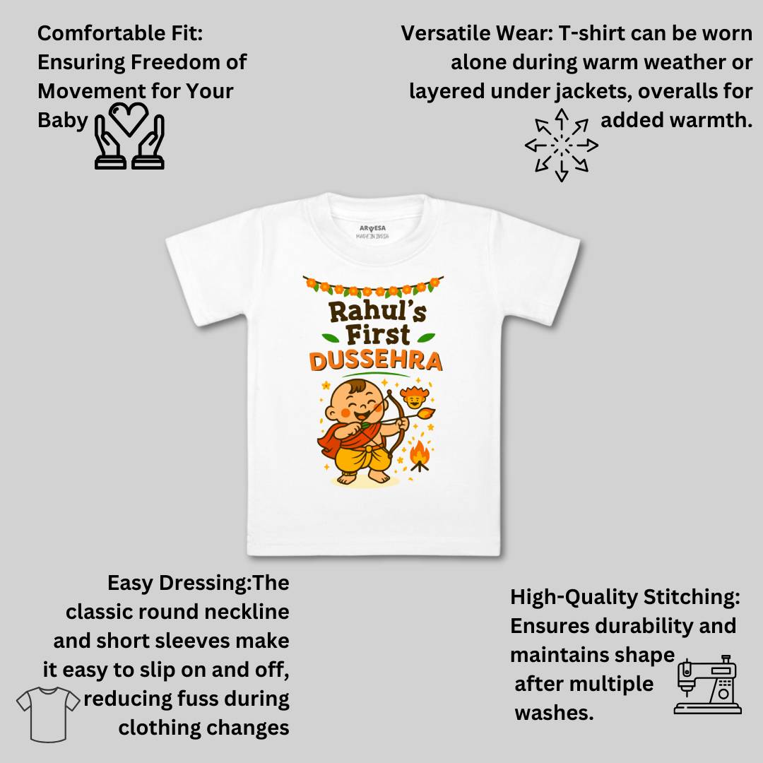 Arvesa My First Dussehra Baby Boy & Girl Dress