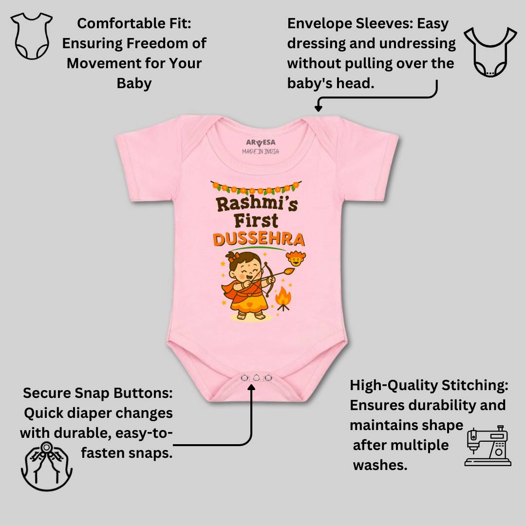 Arvesa My First Dussehra Baby Boy & Girl Dress