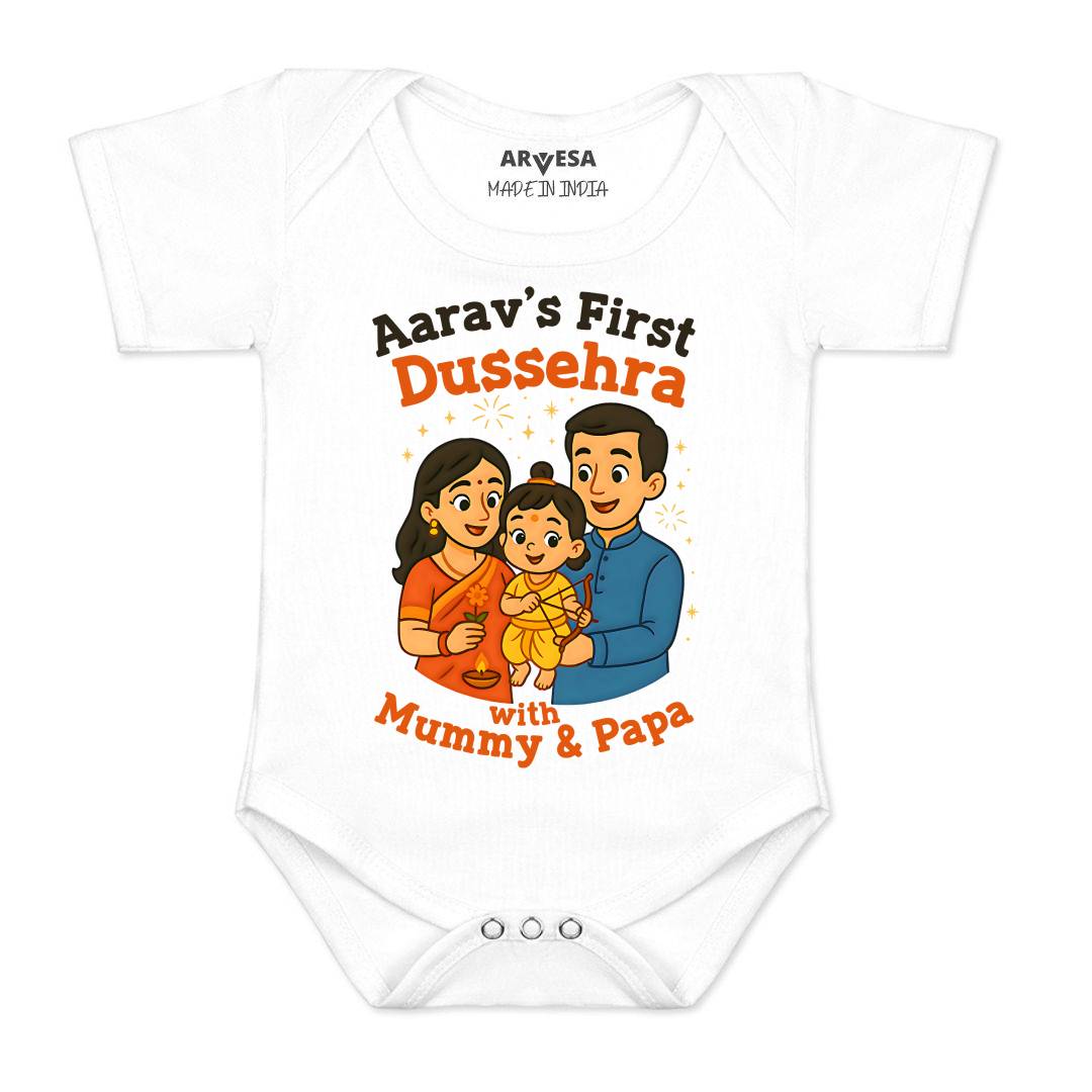 Arvesa My First Dussehra Baby Boy & Girl Dress