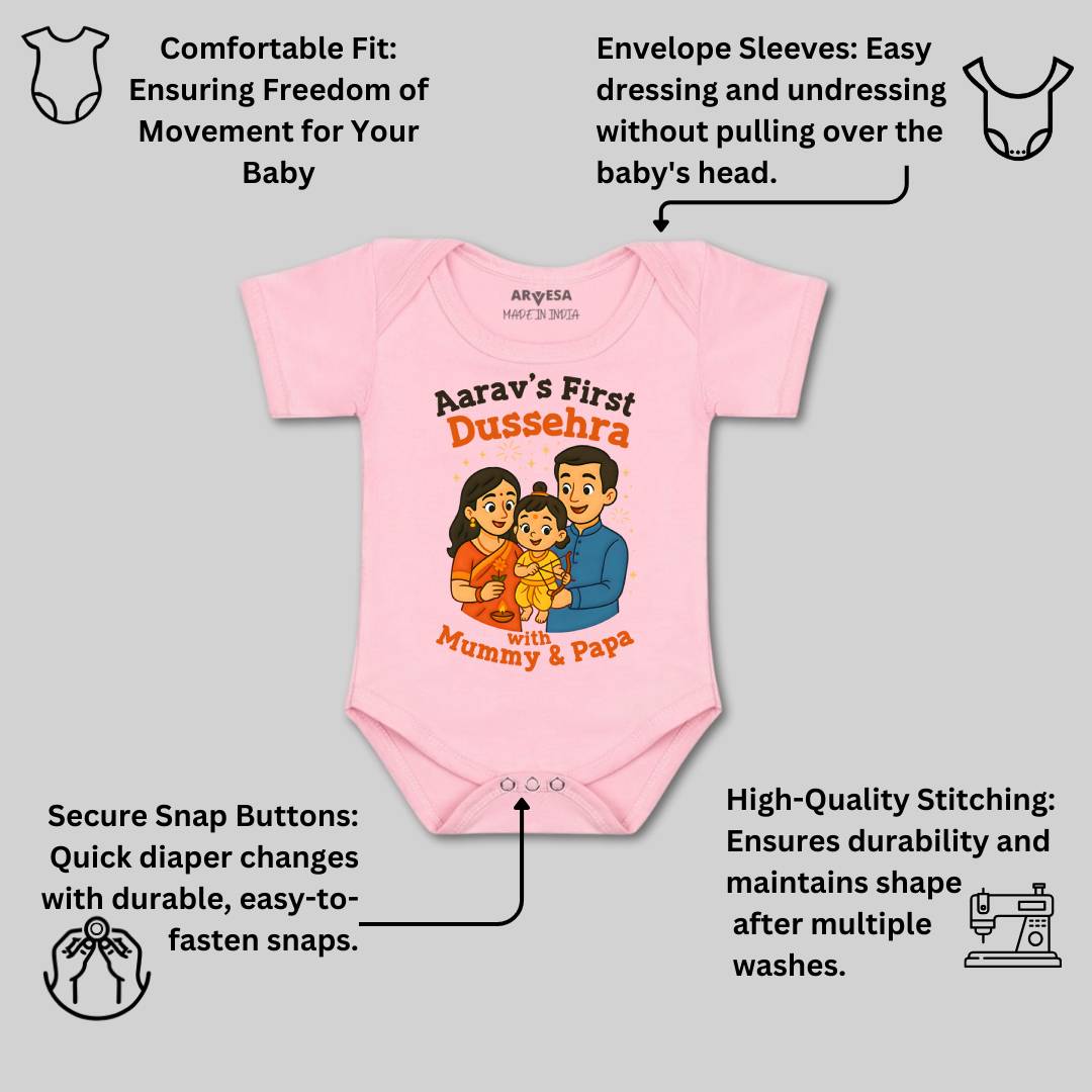 Arvesa My First Dussehra Baby Boy & Girl Dress