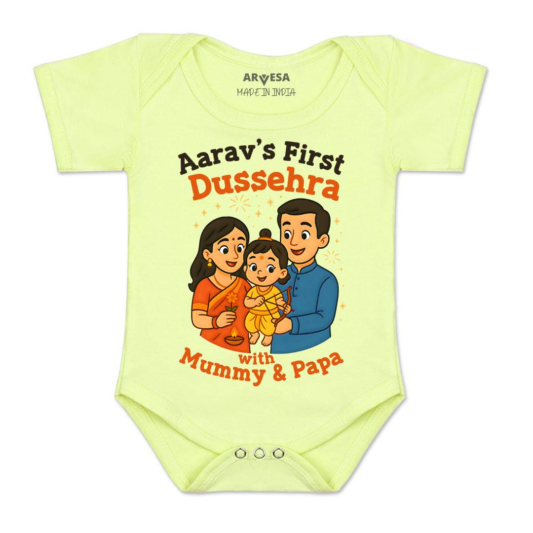 Arvesa My First Dussehra Baby Boy & Girl Dress