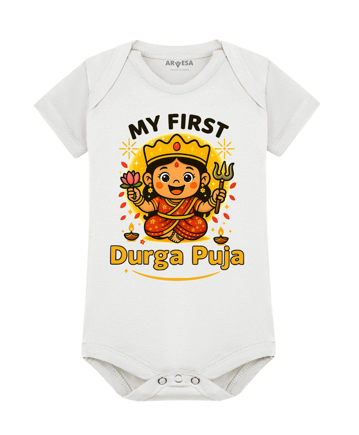 My First Durga Puja - Romper