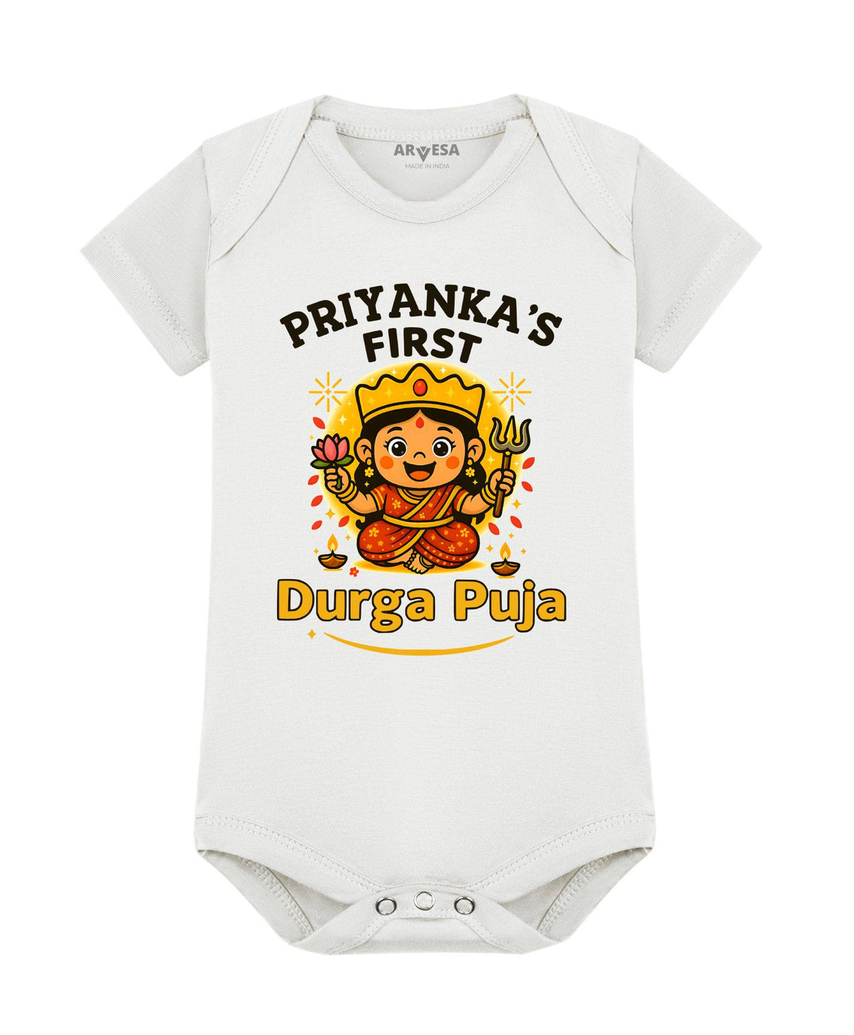 My First Durga Puja - Romper