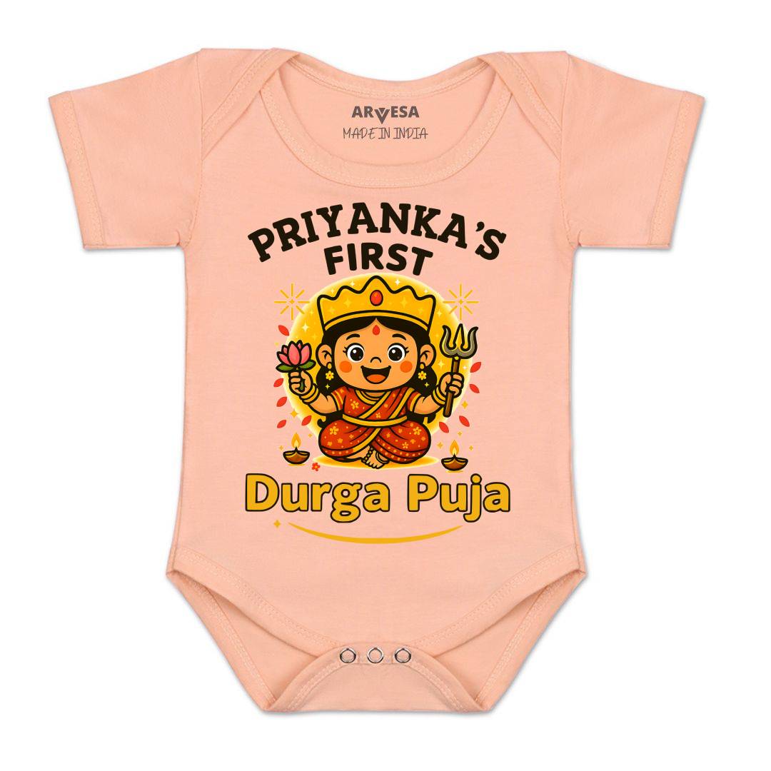 Arvesa My First Durga Puja Baby Boy & Girl Dress