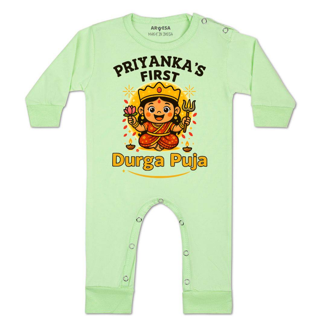 Arvesa My First Durga Puja Baby Boy & Girl Dress