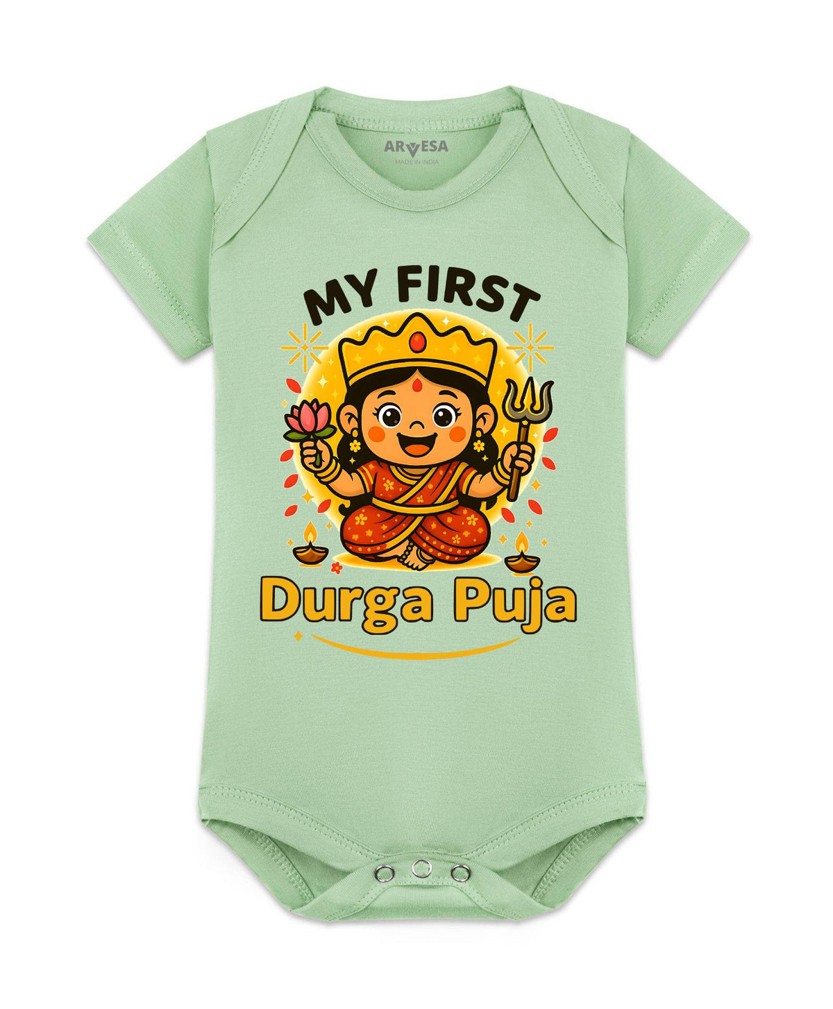My First Durga Puja - Romper