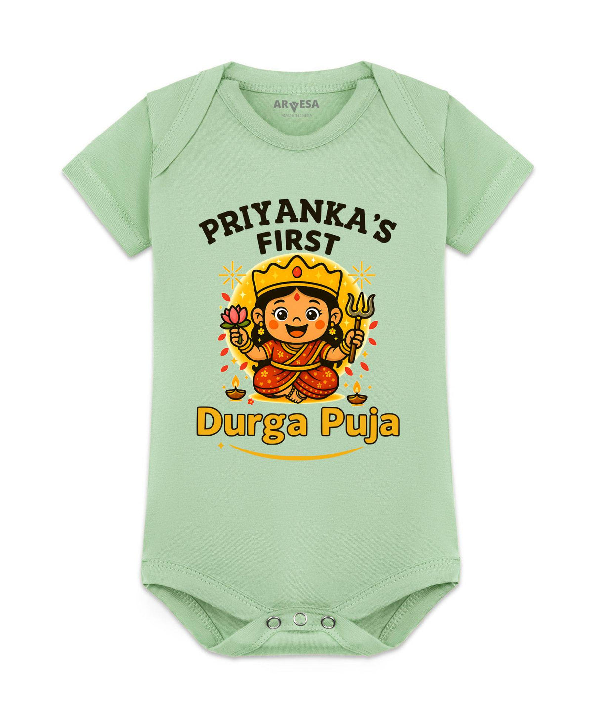 My First Durga Puja - Romper