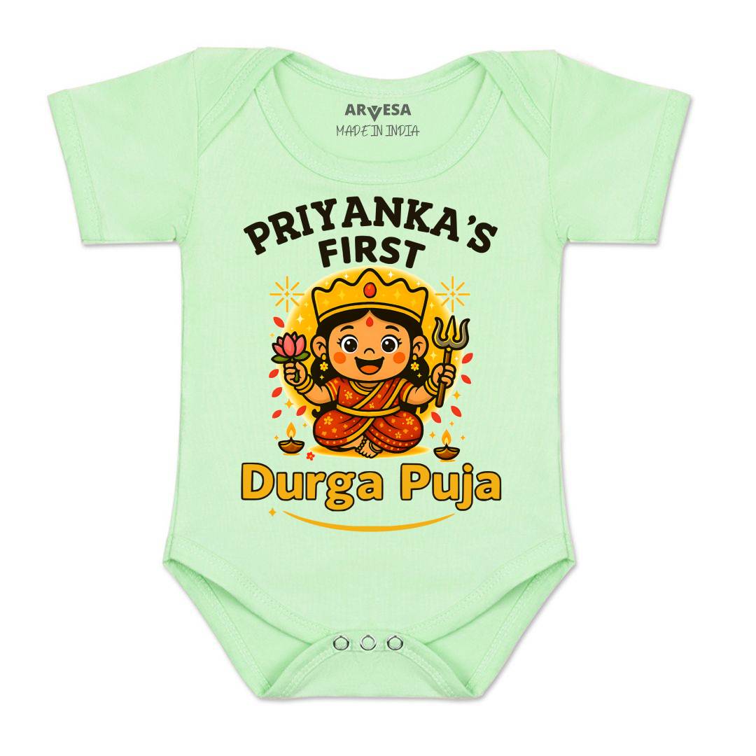 Arvesa My First Durga Puja Baby Boy & Girl Dress