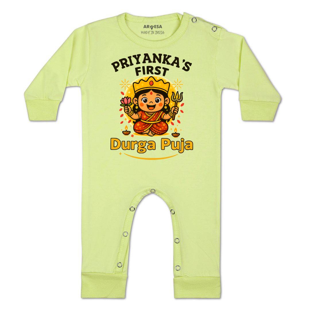 Arvesa My First Durga Puja Baby Boy & Girl Dress