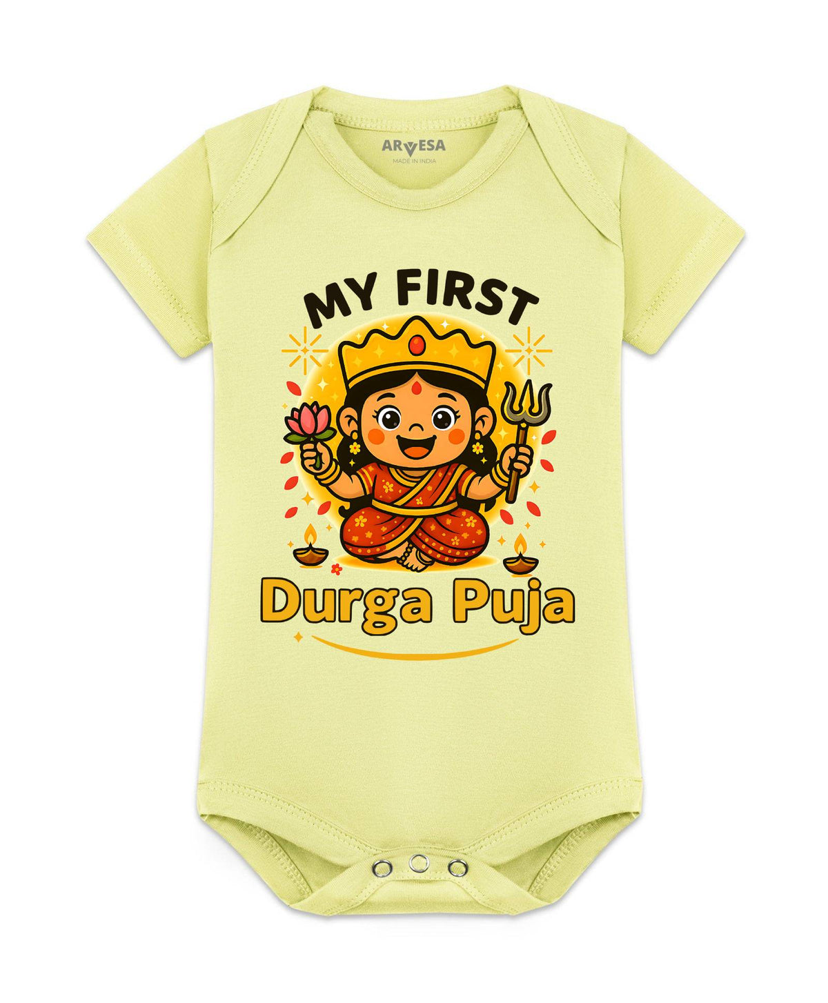 My First Durga Puja - Romper