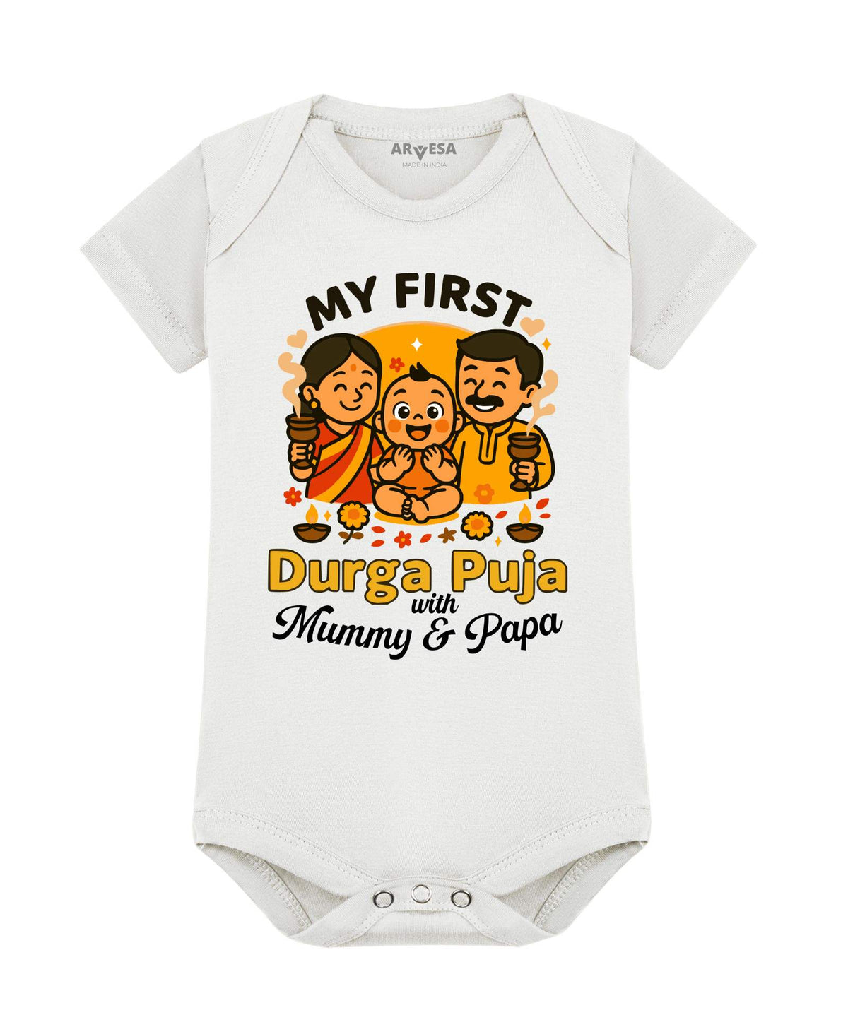 ARVESA My First Durga Puja - Romper — R — design 2078