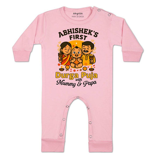 Arvesa My First Durga Puja Baby Boy & Girl Dress
