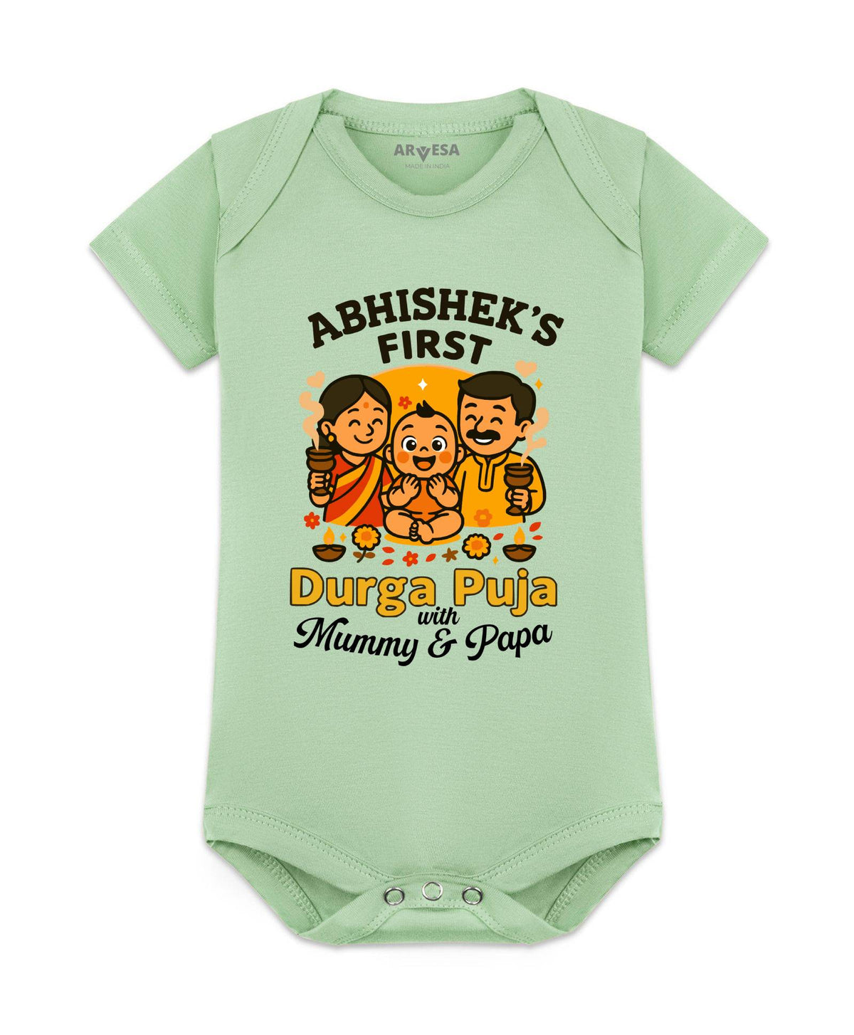 My First Durga Puja - Romper