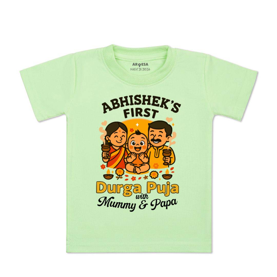 Arvesa My First Durga Puja Baby Boy & Girl Dress