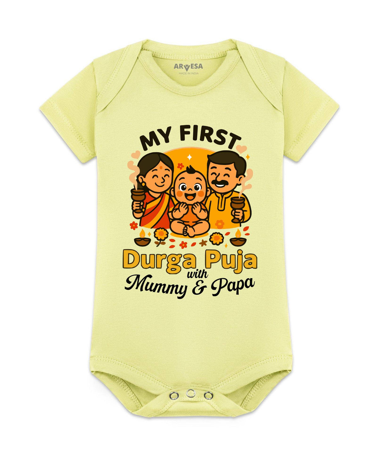My First Durga Puja - Romper