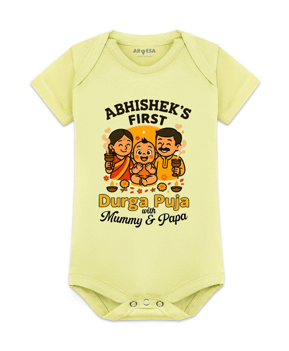 My First Durga Puja - Romper