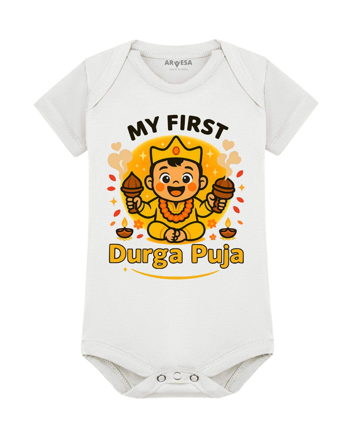 My First Durga Puja - Romper