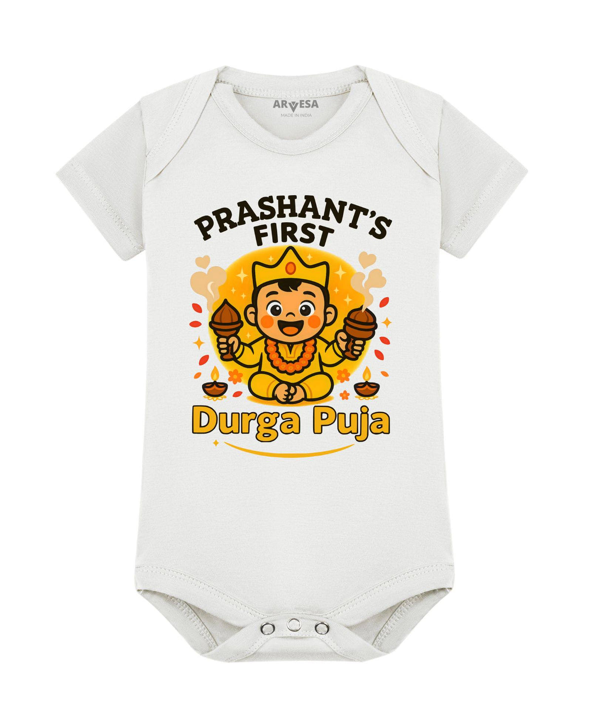My First Durga Puja - Romper
