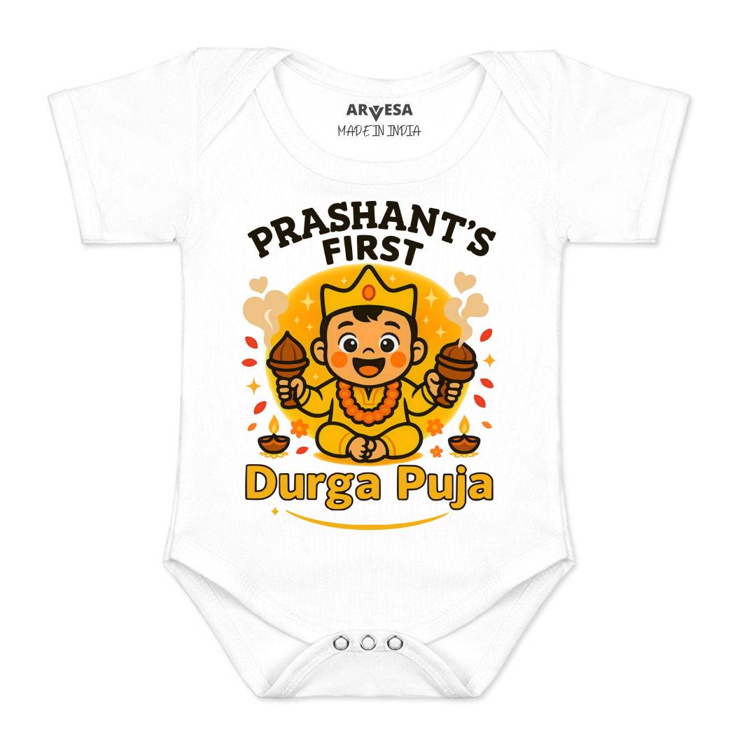 Arvesa My First Durga Puja Baby Boy & Girl Dress