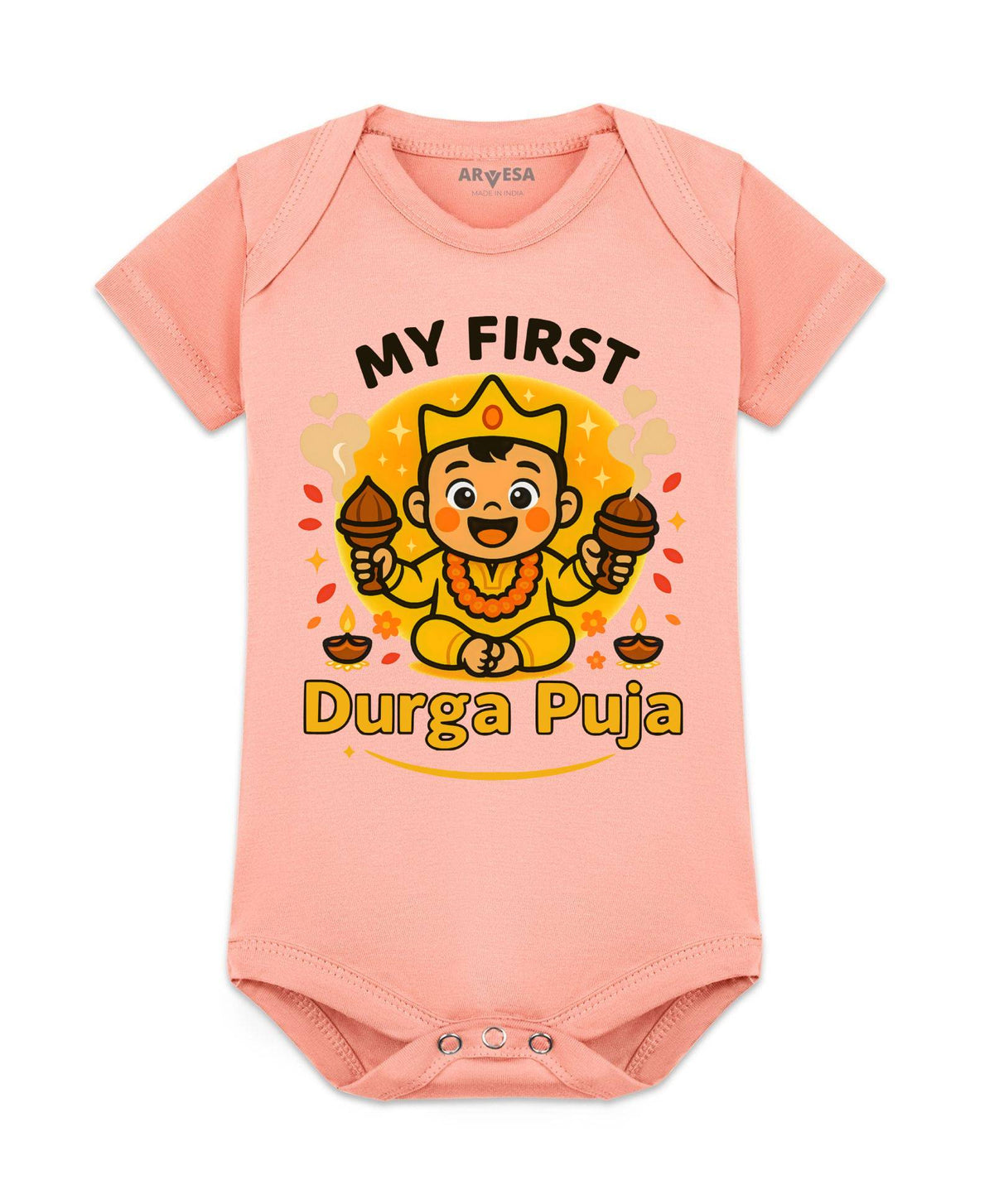 My First Durga Puja - Romper