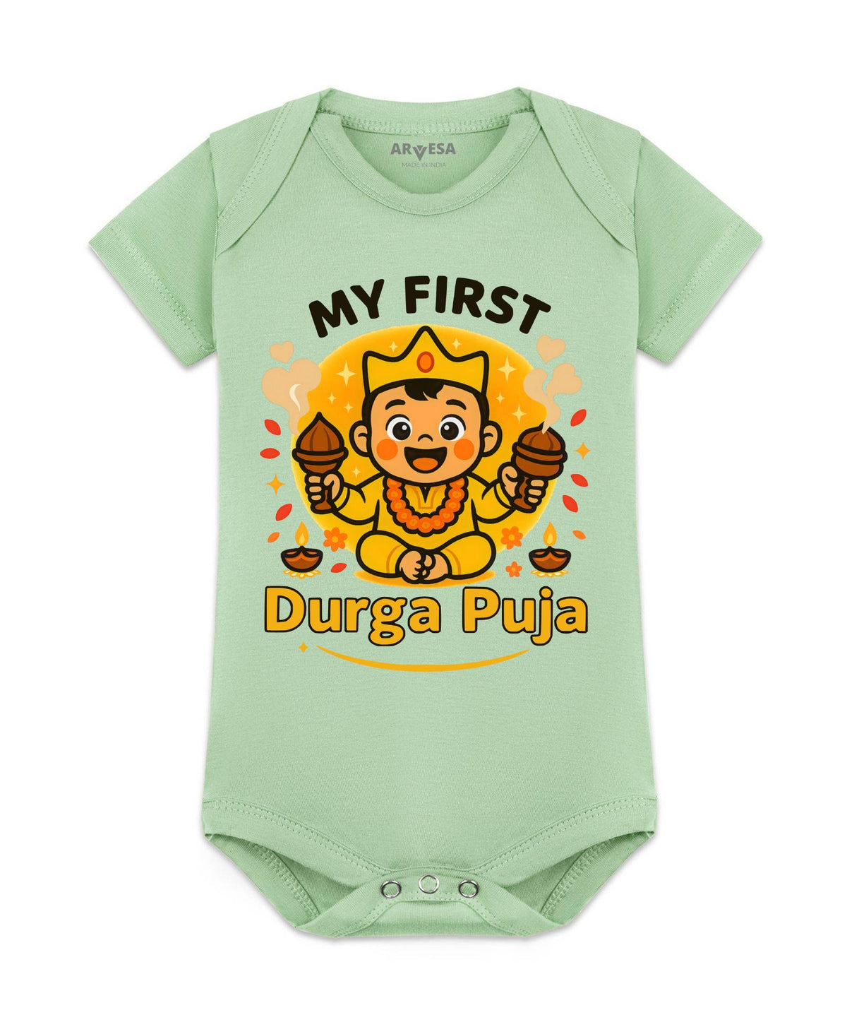 My First Durga Puja - Romper