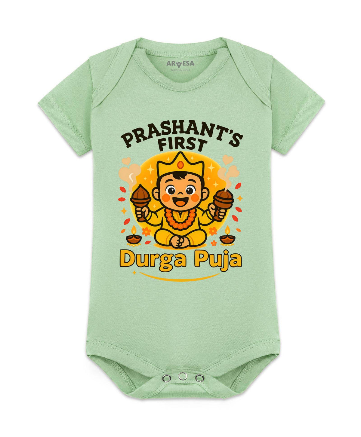 My First Durga Puja - Romper