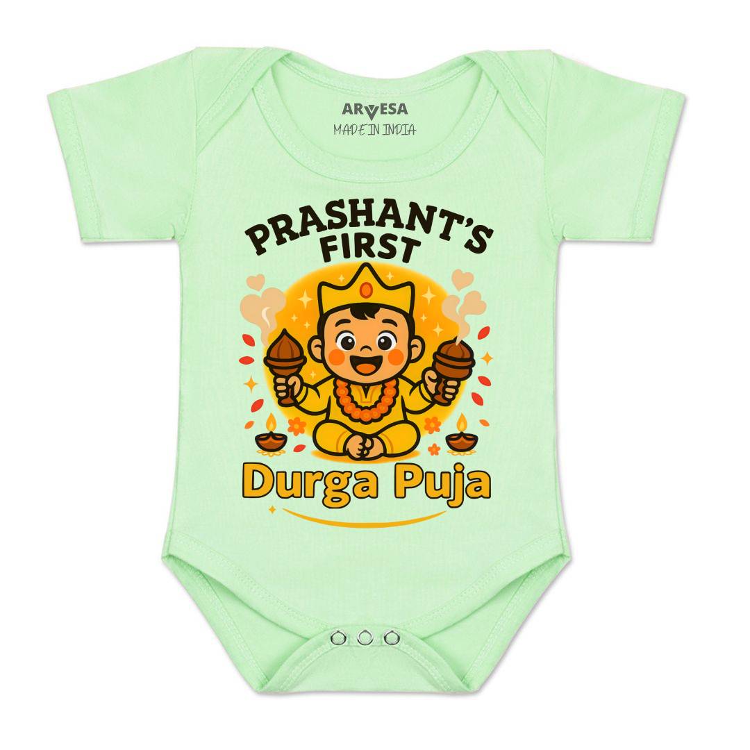 Arvesa My First Durga Puja Baby Boy & Girl Dress