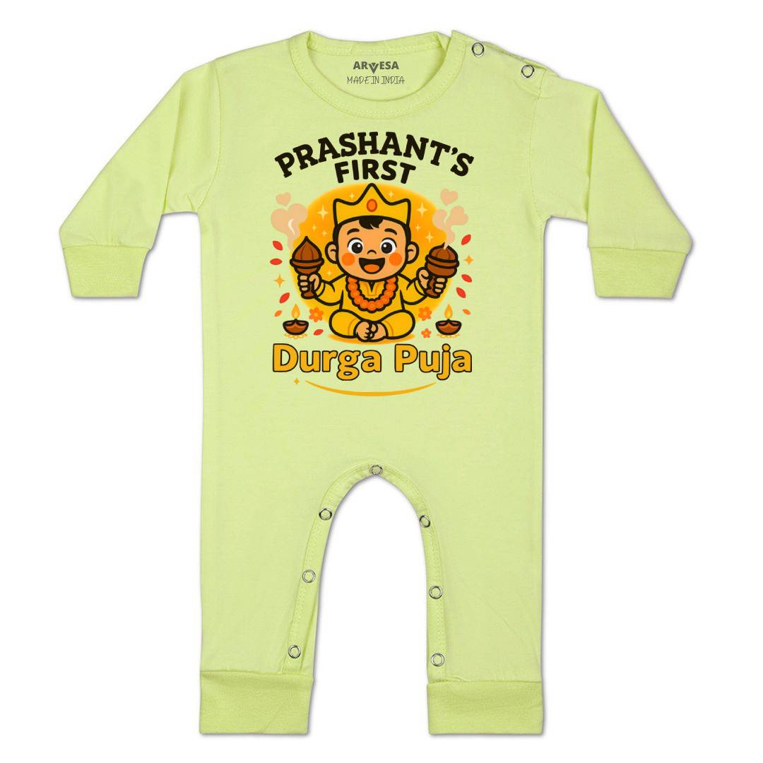 Arvesa My First Durga Puja Baby Boy & Girl Dress